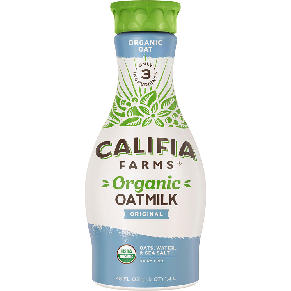 Califia Farms Organic Oat Milk Original, 48 oz