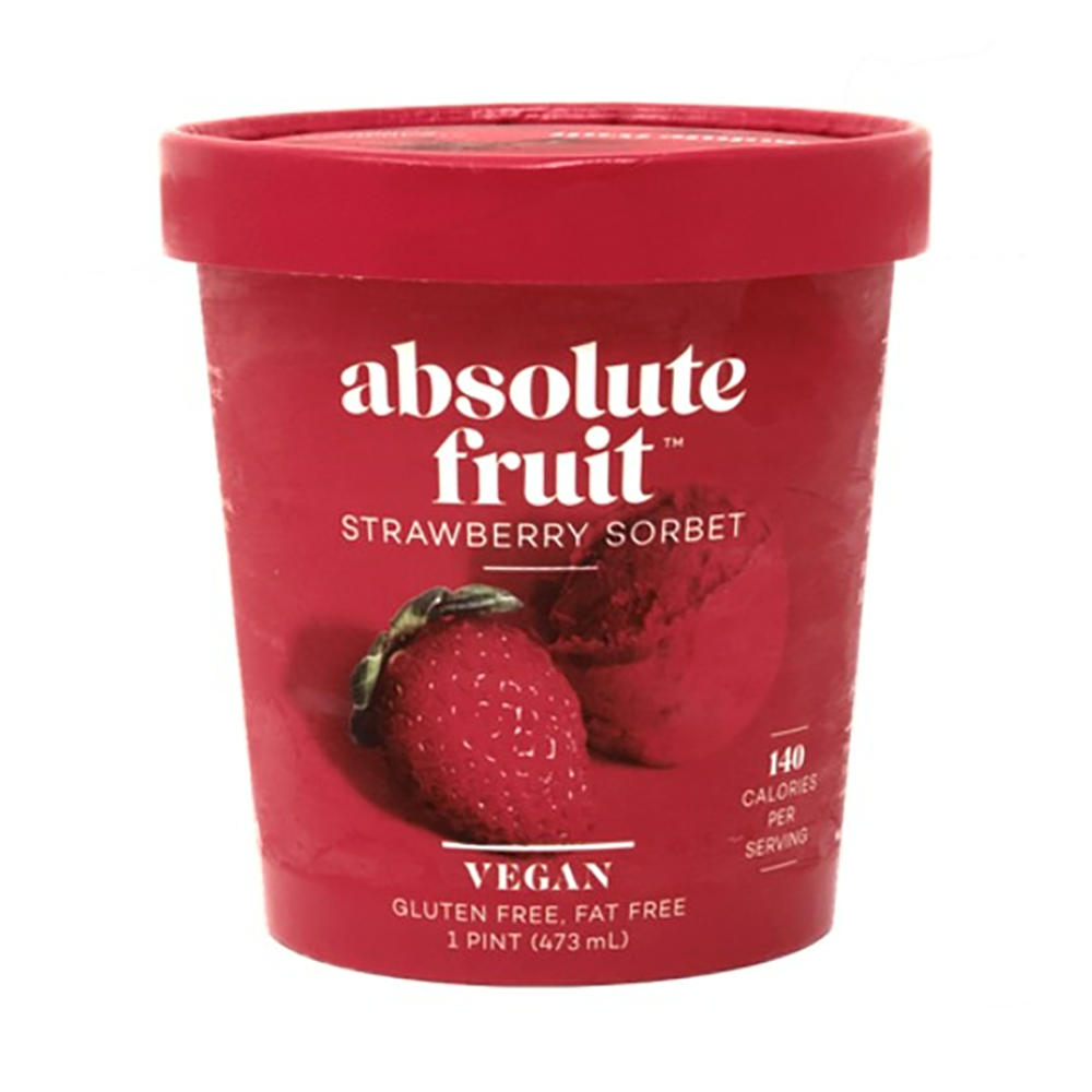 Absolute Fruit Strawberry Sorbet, 1 pt