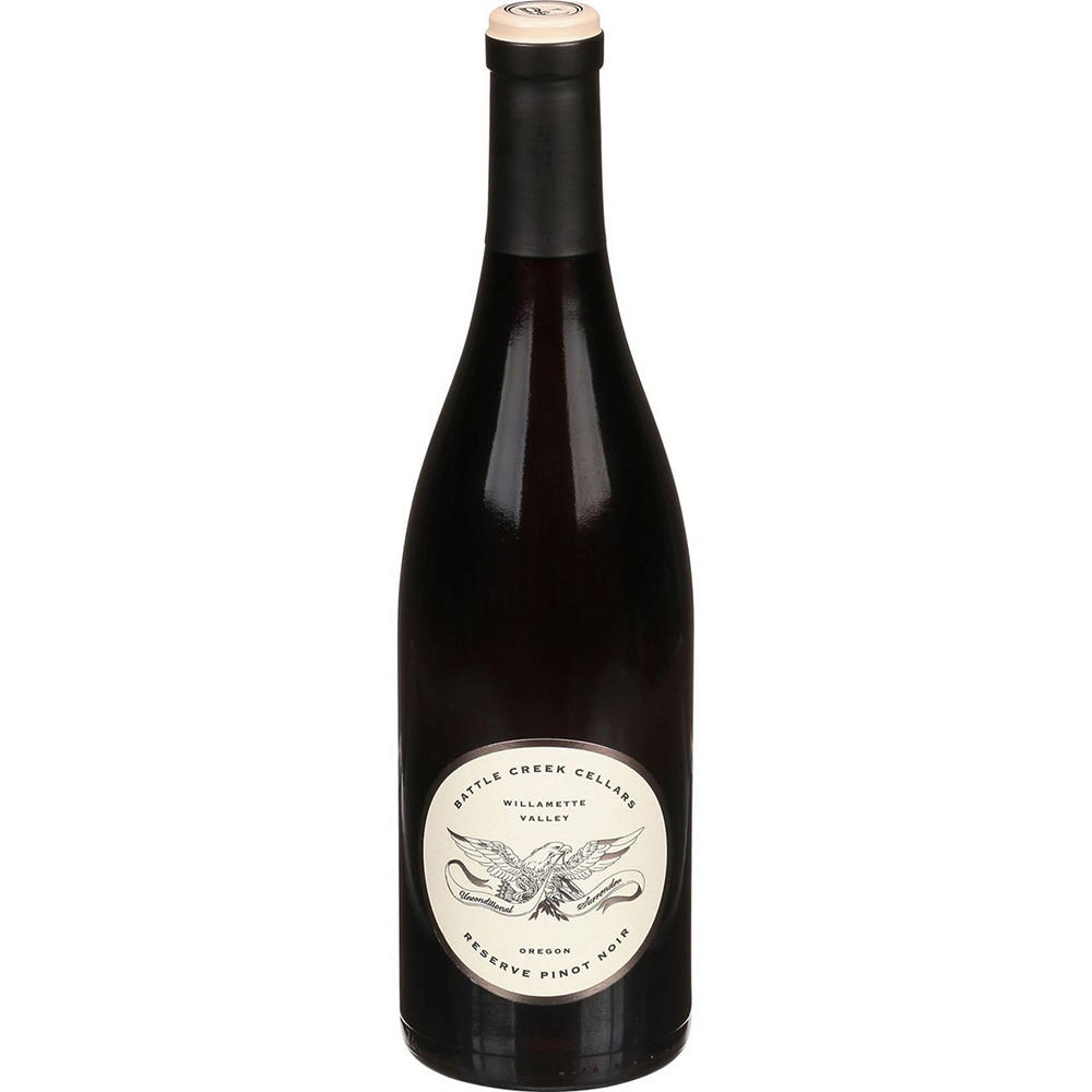 Battle Creek Cellars Reserve Pinot Noir Oregon Red Wine, 750 mL