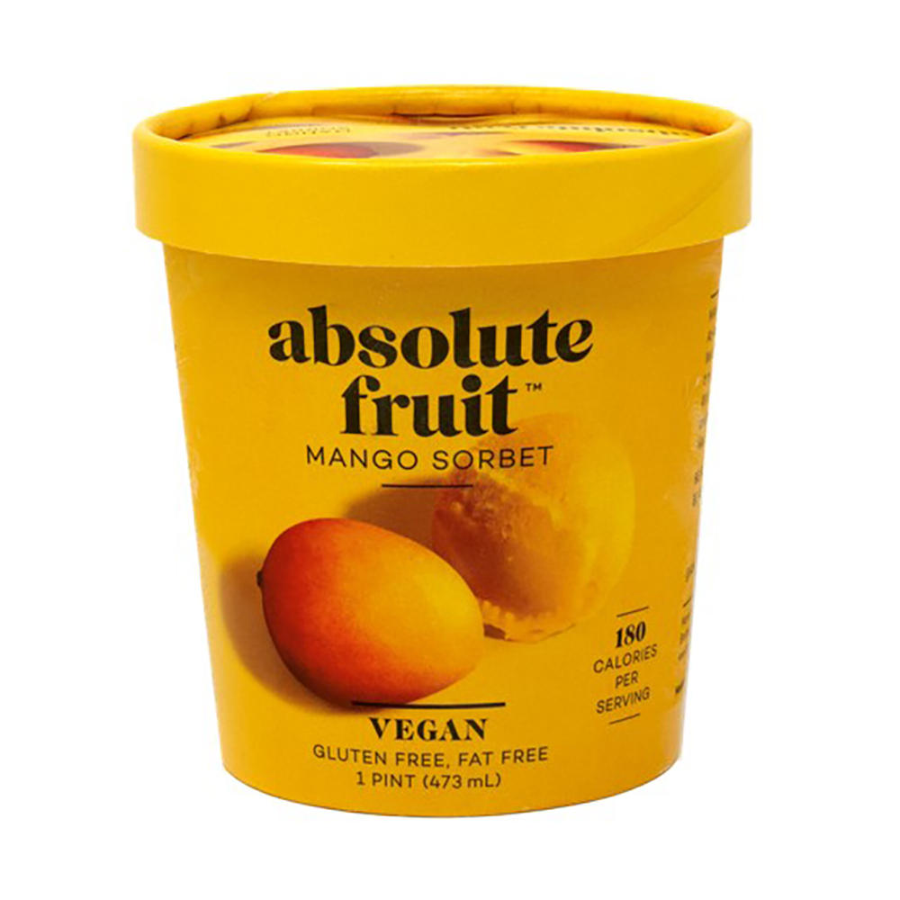 Absolute Fruit Mango Sorbet, 1 pt