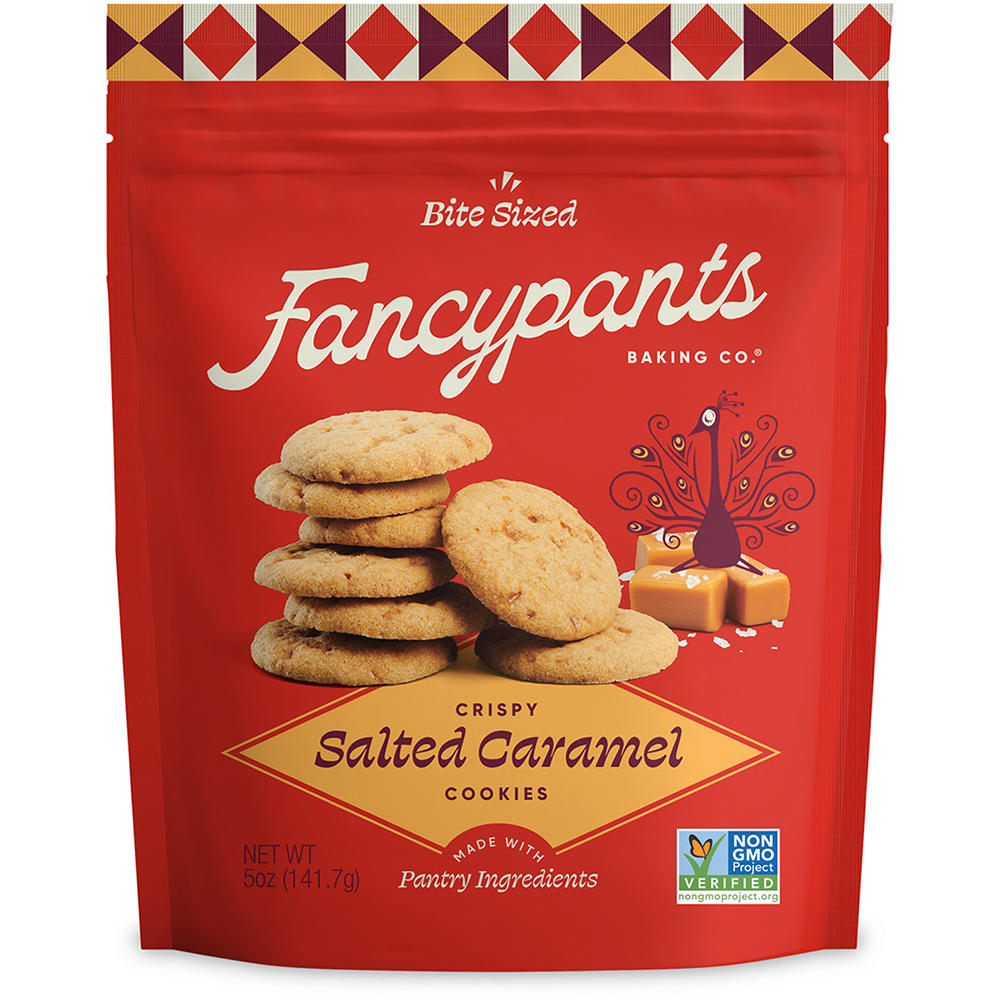 Fancypants Bite Sized Crunchy Salted Caramel Cookies, 5 oz