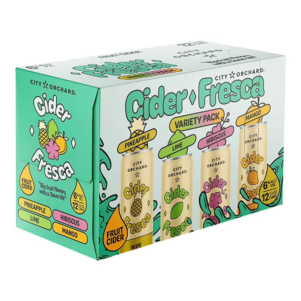 City Orchard Cider Fresca Variety 12 pk Cans, 12 oz