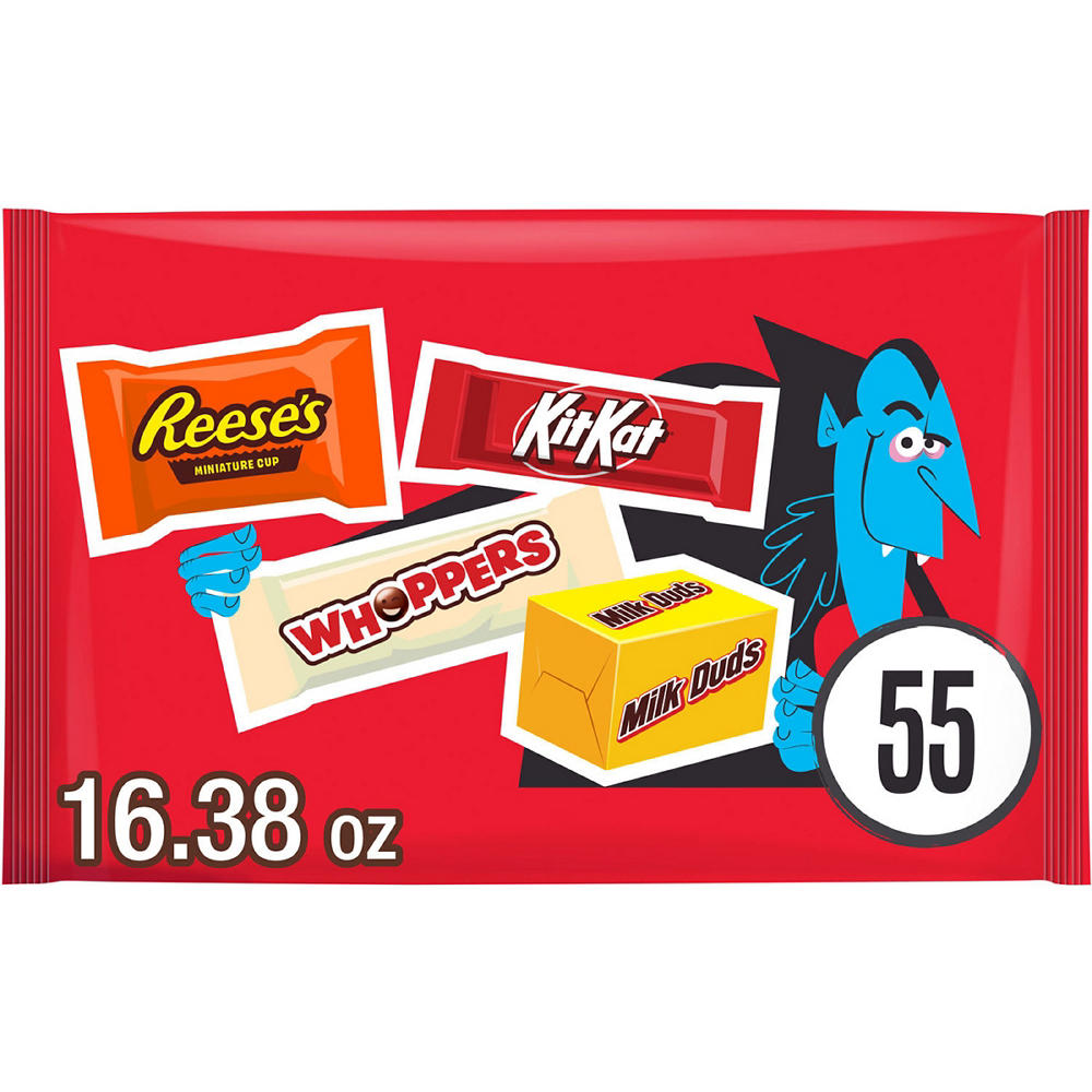 Hershey Assorted Halloween Candy Variety Bag, 55 pc