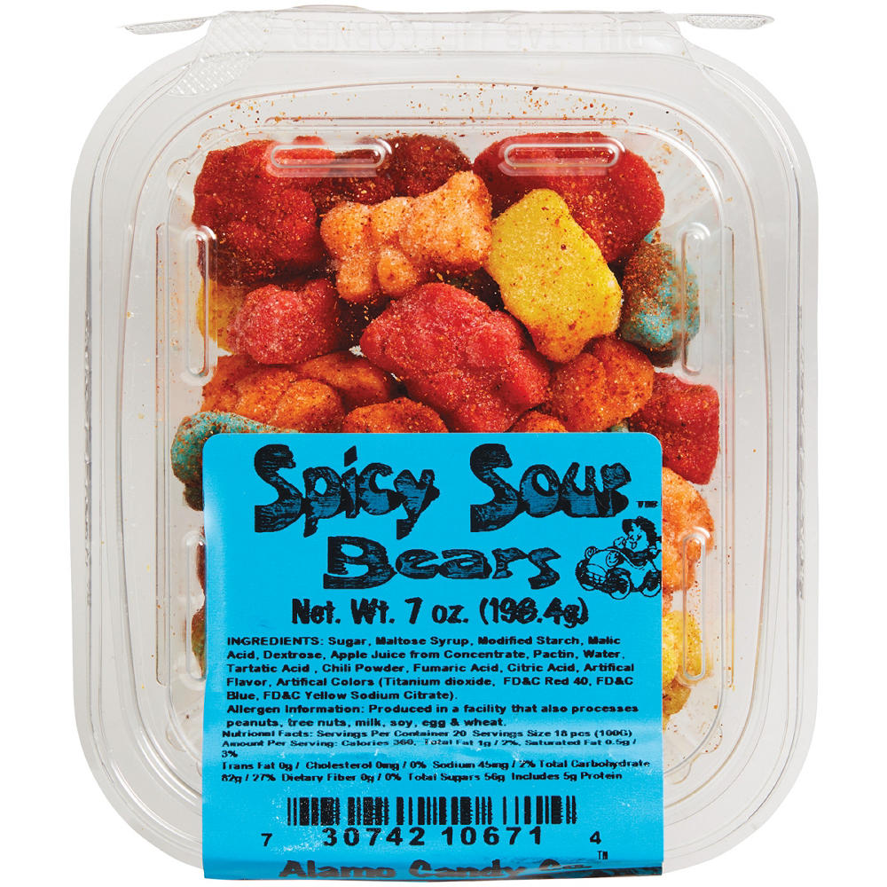 Alamo Candy Co. Spicy Sour Bears, 7 oz