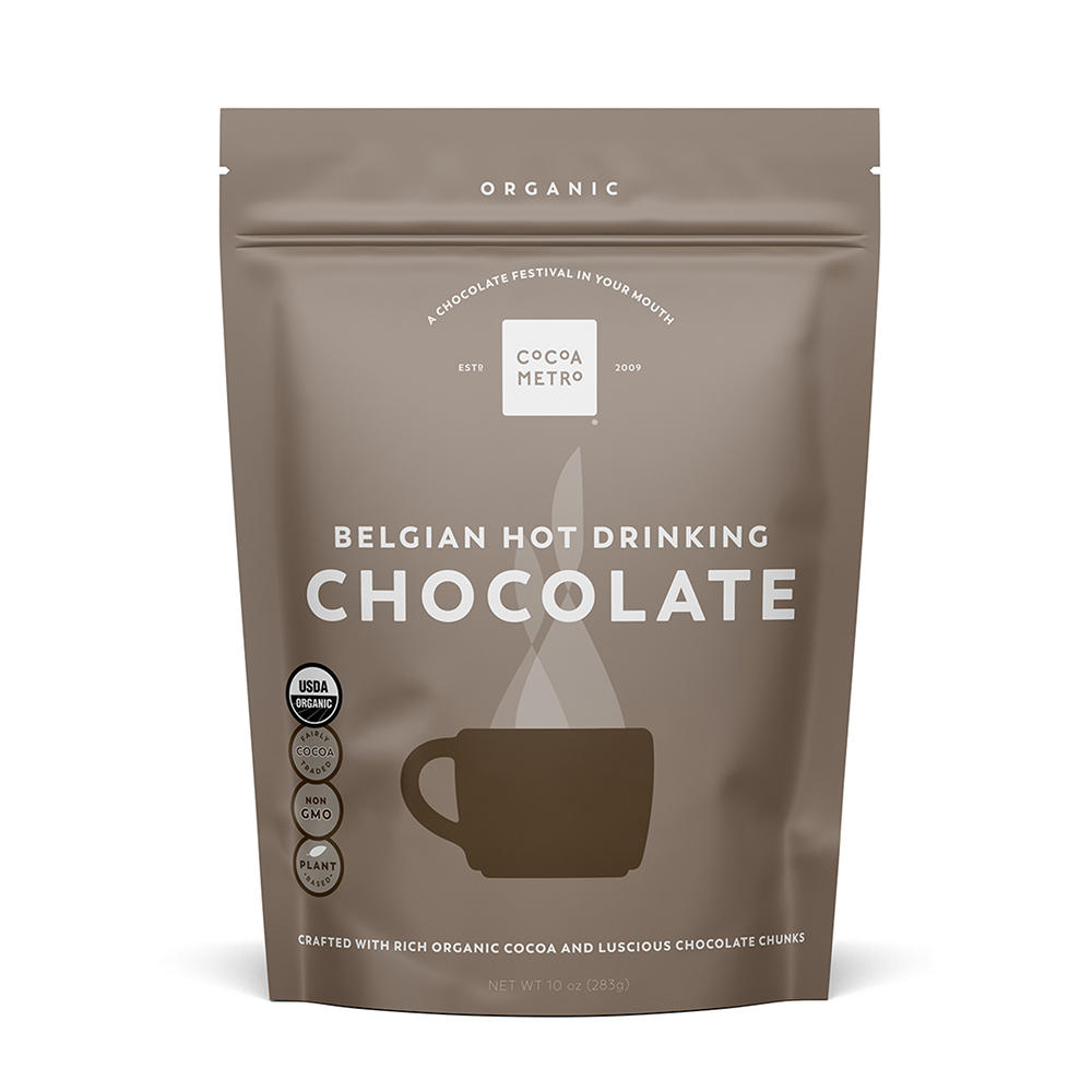 Cocoa Metro Organic Belgian Hot Drinking Chocolate, 10 oz