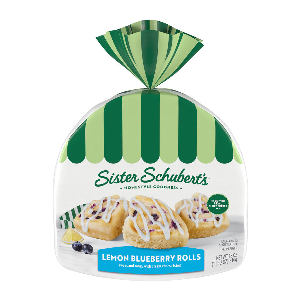 Sister Schubert's Lemon Blueberry Rolls, 18 oz