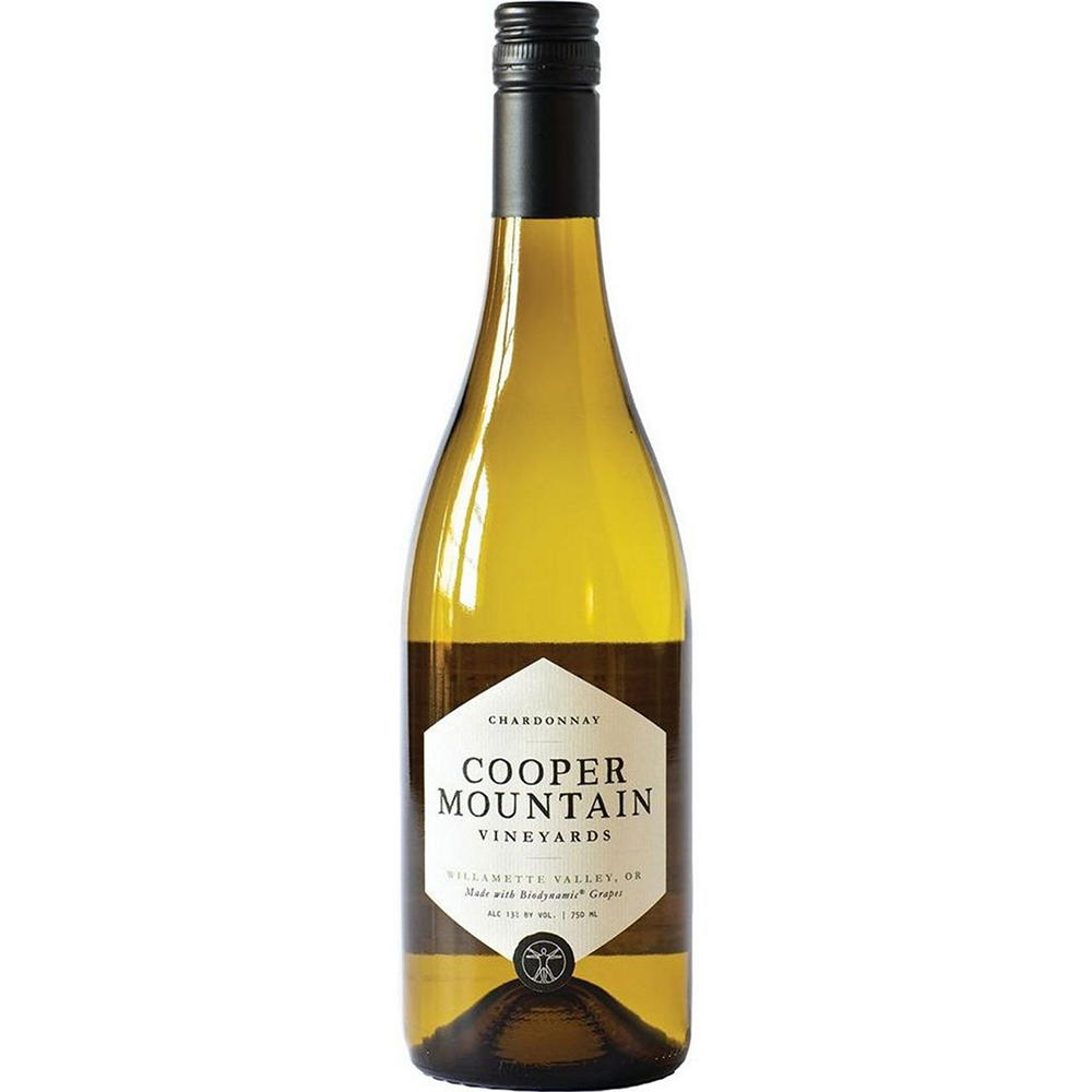 Cooper Mountain Organic Chardonnay Oregon White Wine, 750 mL