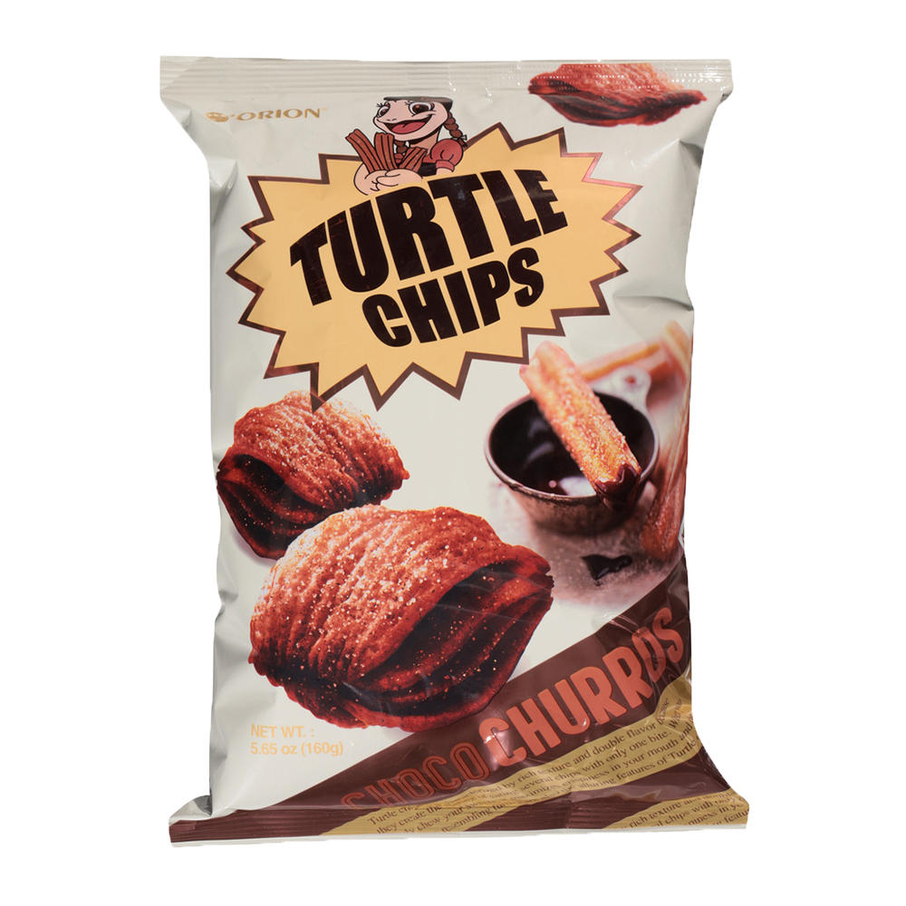 Orion Choco Churros Flavor Turtle Chips, 5.65 oz