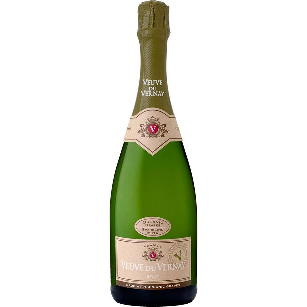 Veuve Du Vernay Organic Brut French Sparkling Wine, 750 mL