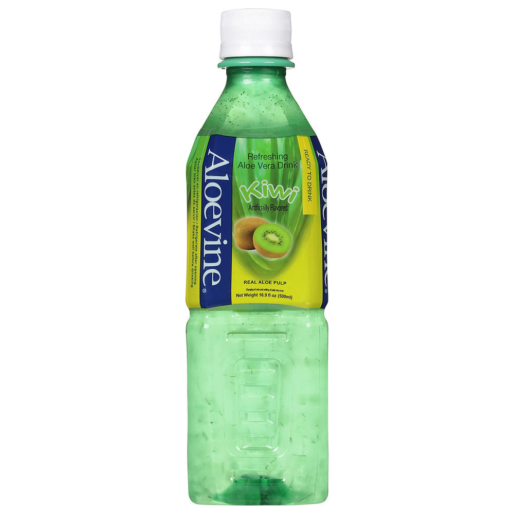 Aloevine Aloe Vera Drink - Kiwi, 16.9 oz