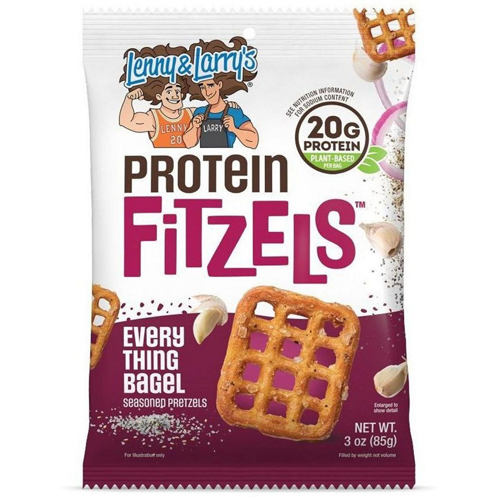 Lenny & Larry's Fitzels Protein Pretzels - Everything Bagel, 3 oz