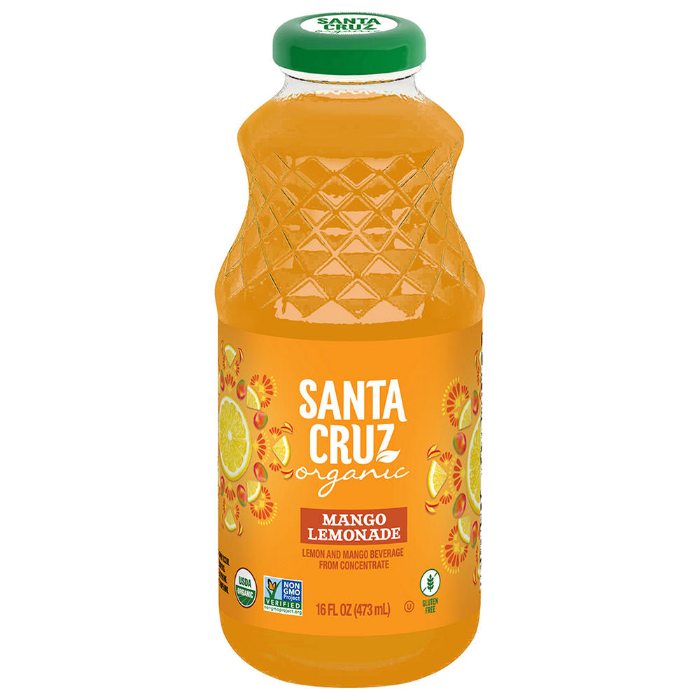 Santa Cruz Organic Mango Lemonade, 16 oz