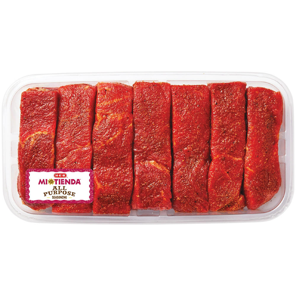 H-E-B Mi Tienda Seasoned Texas-Style Boneless Beef Ribs – All Purpose, Avg. 1.6 lbs