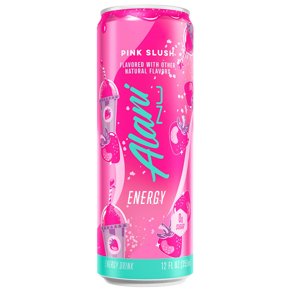 Alani Nu Zero Sugar Energy Drink - Pink Slush, 12 oz