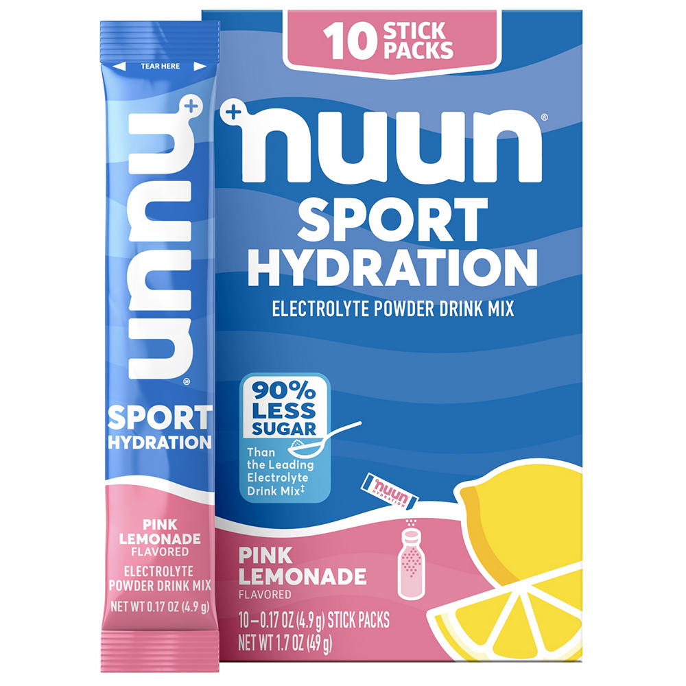 Nuun Sport Electrolyte Powder Hydration Packets - Pink Lemonade, 10 ct