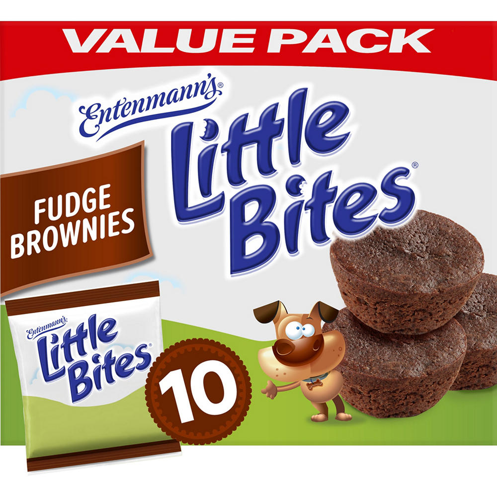 Entenmann's Little Bites Fudge Brownies Snack Packs, 10 ct