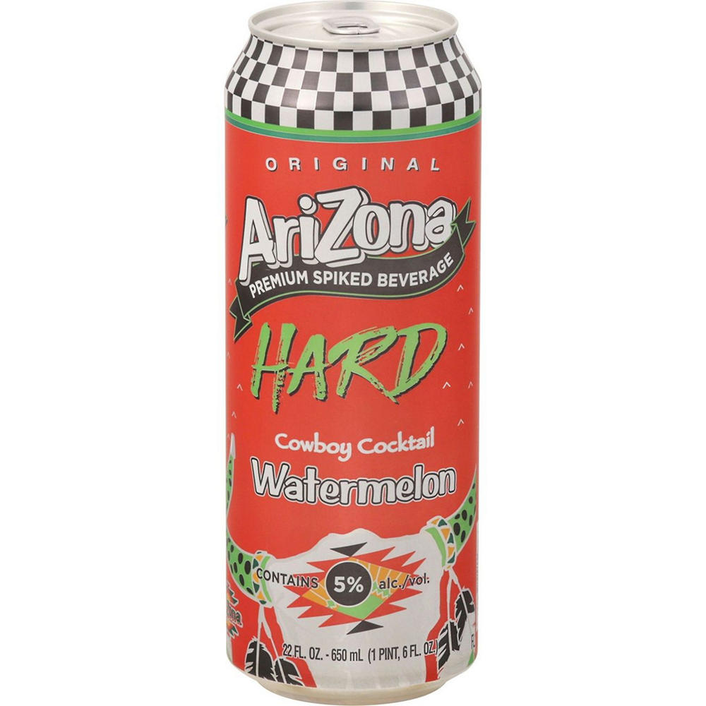 Arizona Hard Cowboy Cocktail Watermelon Can, 22 oz