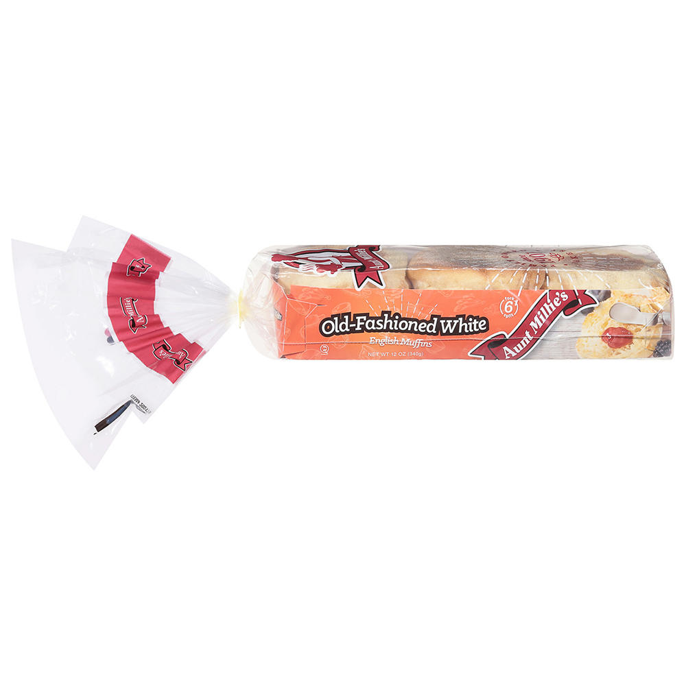 Aunt Millie's English Muffin White, 6 ct