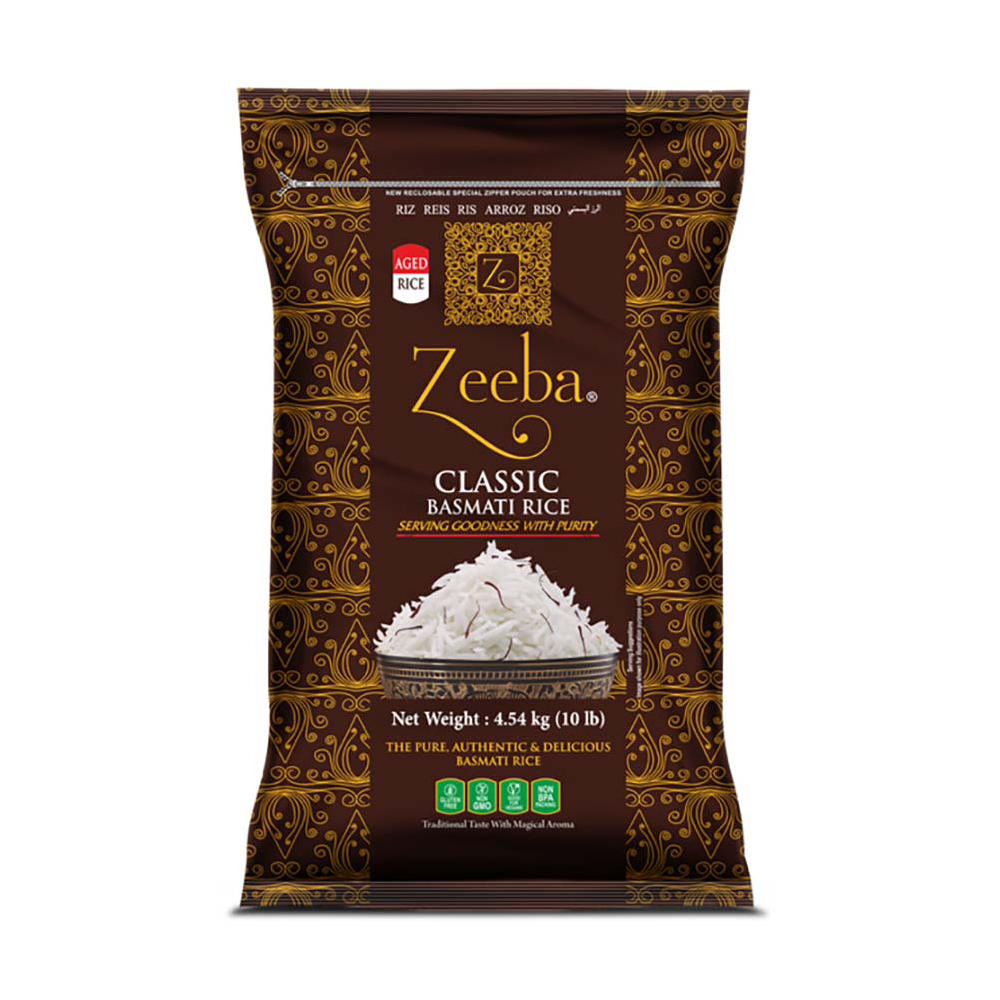 Zeeba Classic Basmati Rice, 10 lbs