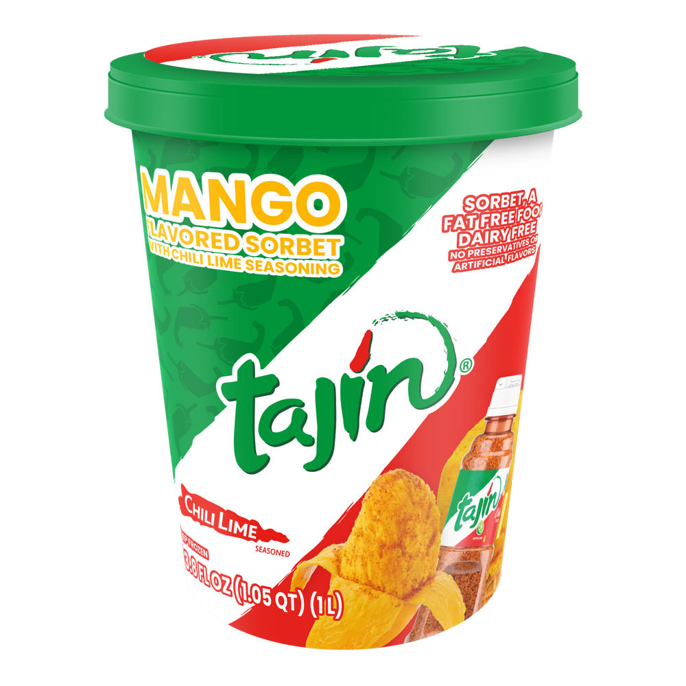 Tajin Mango Sorbet with Chili Lime Seasoning, 1.05 qt