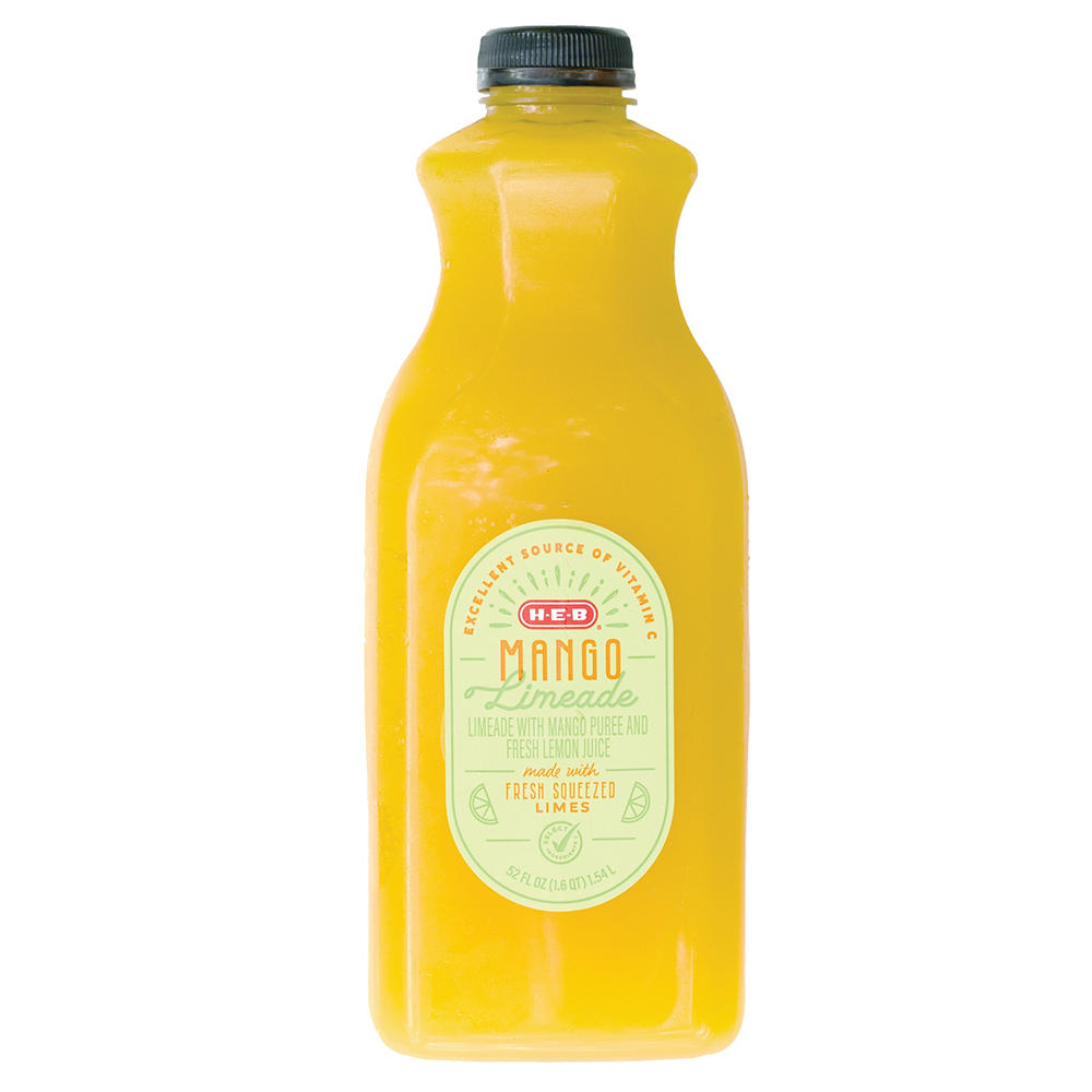 H-E-B Mango Limeade, 52 fl oz