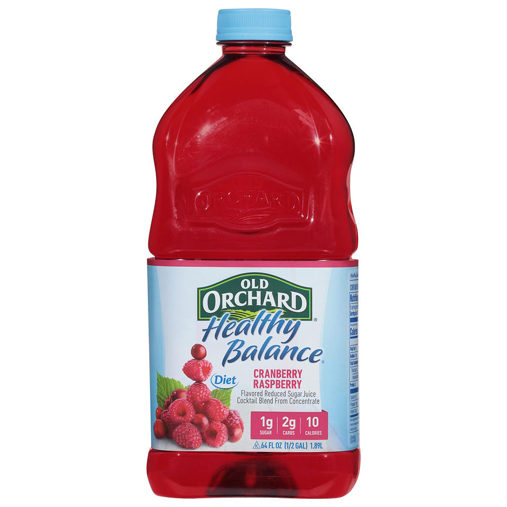 Old Orchard Healthy Balance Diet Juice Cocktail Blend - Cranberry Raspberry, 64 oz