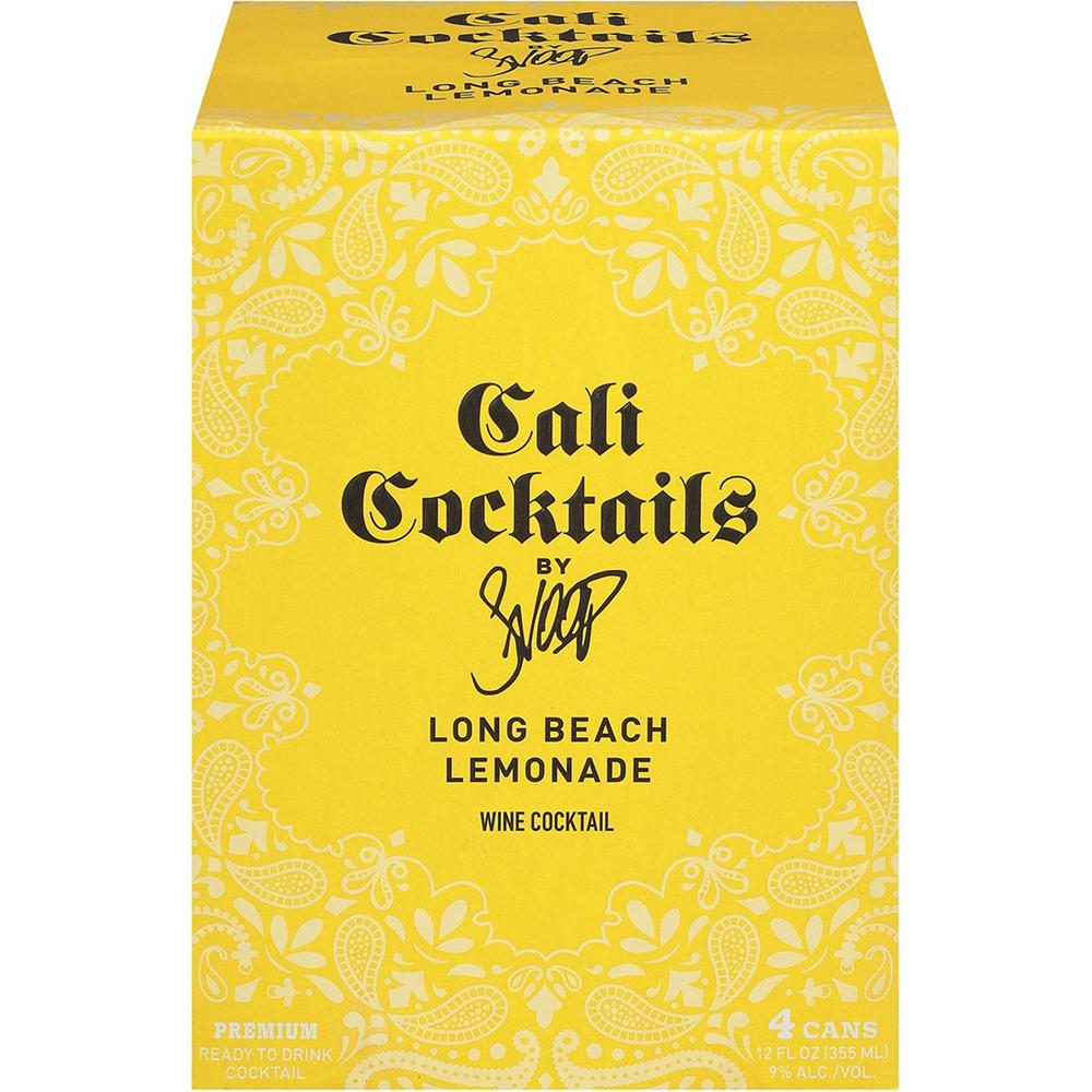 Cali Cocktails Long Beach Lemonade Wine Cocktail 4 pk Cans, 12 oz