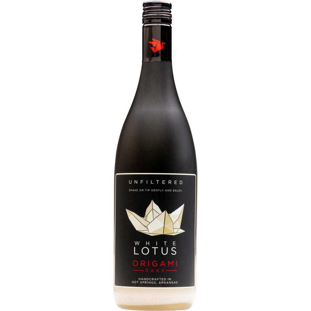 Origami Sake White Lotus, 750 mL