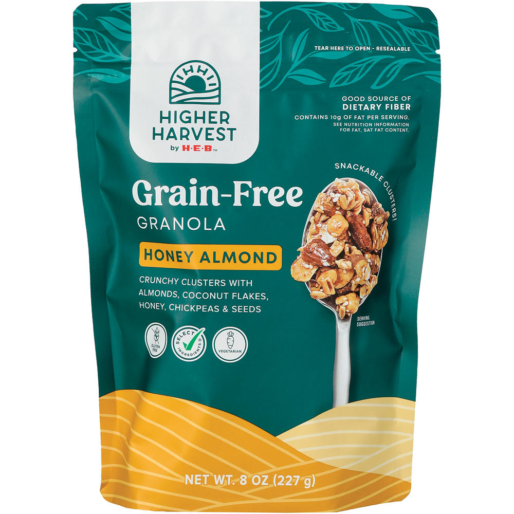Higher Harvest by H-E-B Grain-Free Granola - Honey Almond, 8 oz