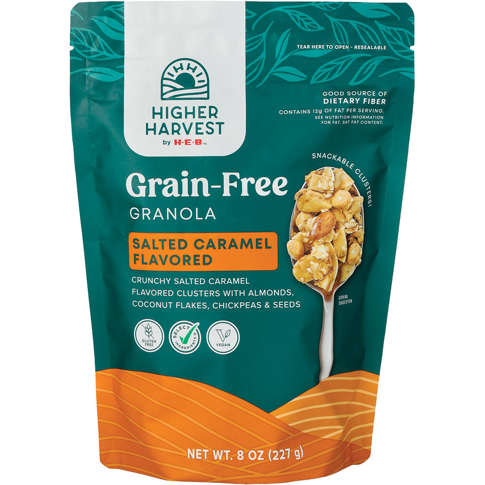 Higher Harvest by H-E-B Grain-Free Granola - Salted Caramel, 8 oz