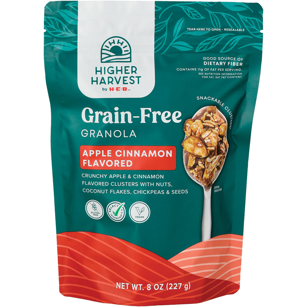 Higher Harvest by H-E-B Grain-Free Granola - Apple Cinnamon, 8 oz