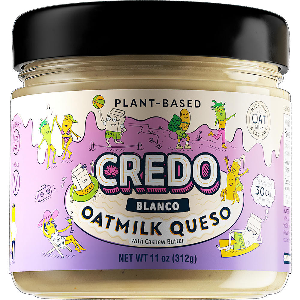 Credo Foods Oatmilk Queso Blanco, 12 oz