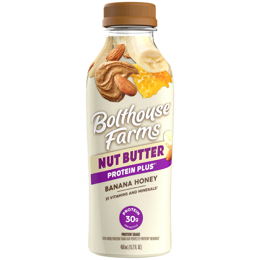 Bolthouse Farms Protein Plus Shake - Nut Butter Banana Honey, 15.2 oz
