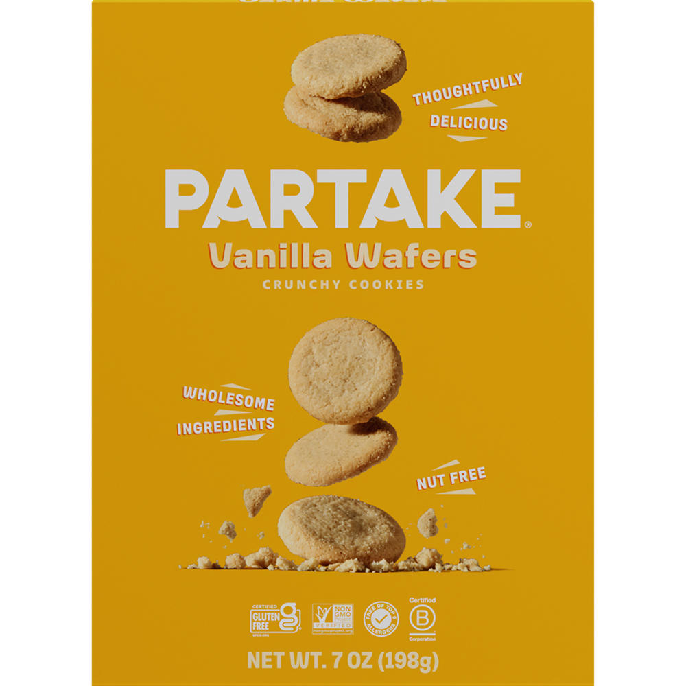 Partake Vanilla Wafer, 7 oz