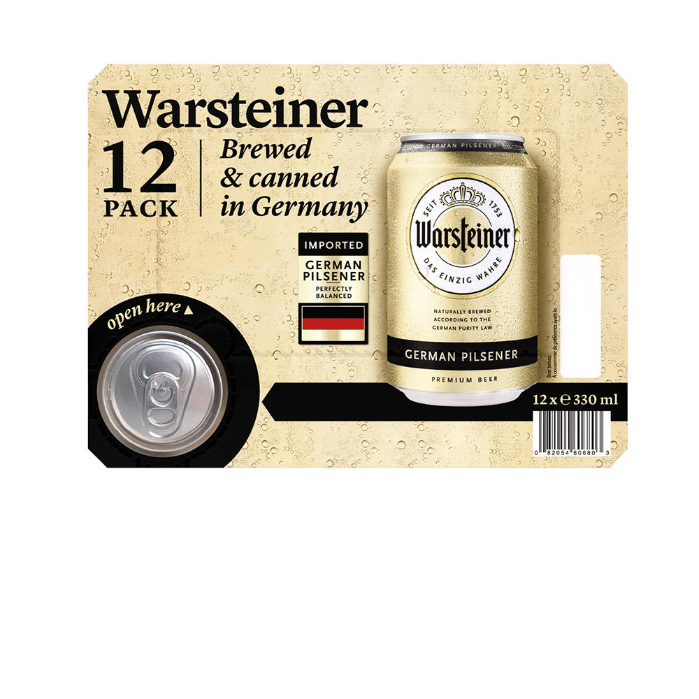 Warsteiner German Pilsener 12 pk Cans, 11 oz