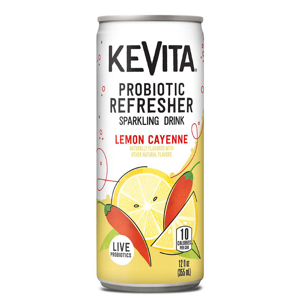 KeVita Probiotic Refresher Sparkling Drink - Lemon Cayenne, 12 oz