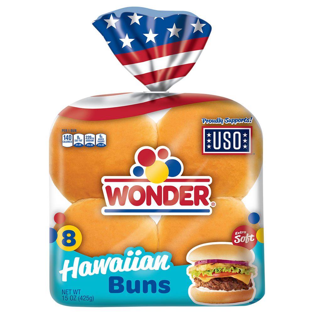 Wonder Hawaiian Buns, 8 ct