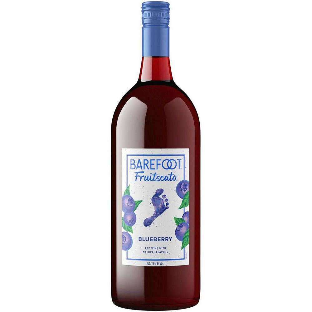 Barefoot Blueberry Moscato California Sweet Wine, 1.5L