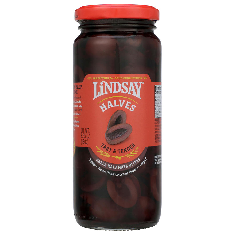 Lindsay Greek Kalamata Halves Olives, 6.35 oz