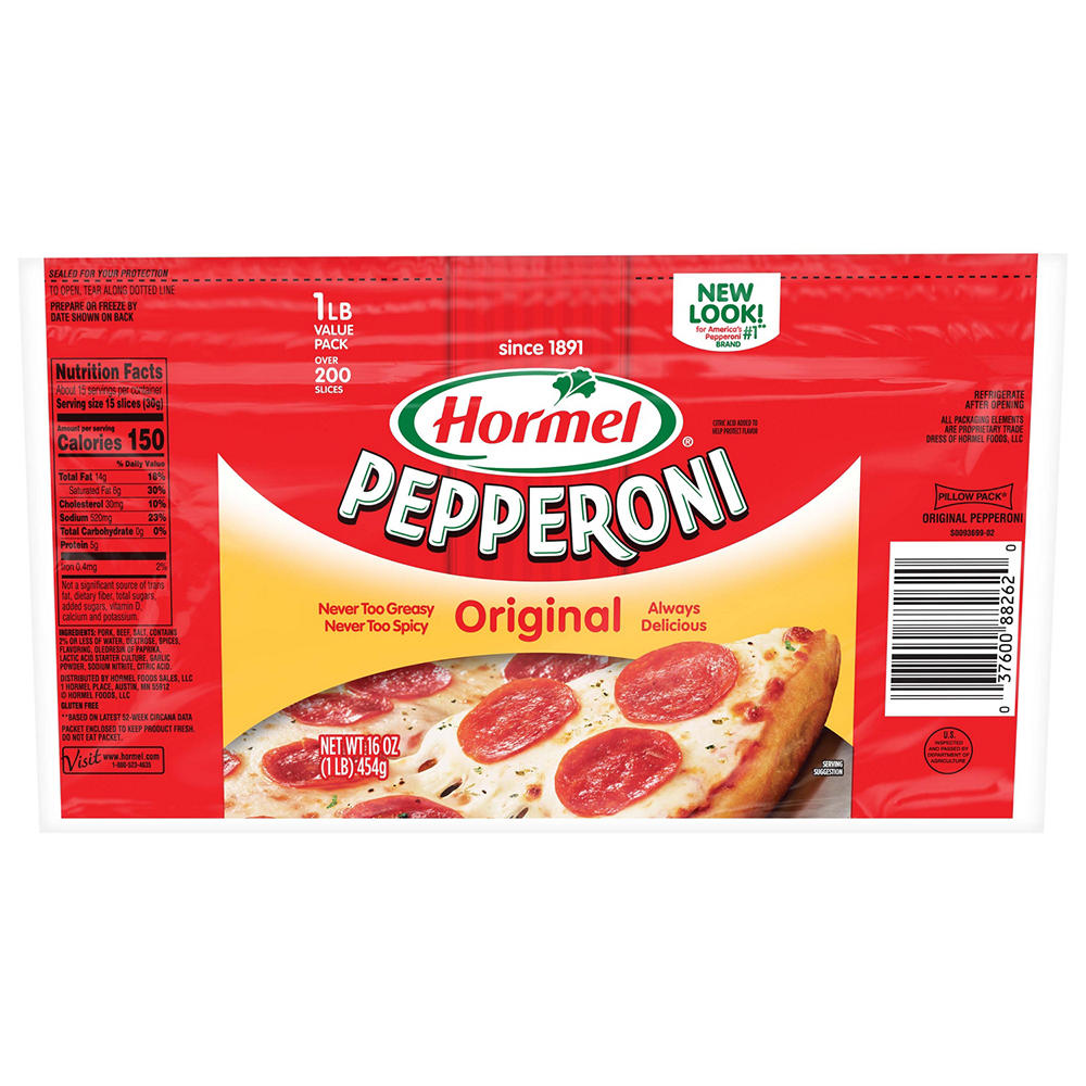 Hormel Pepperoni Original, 16 oz