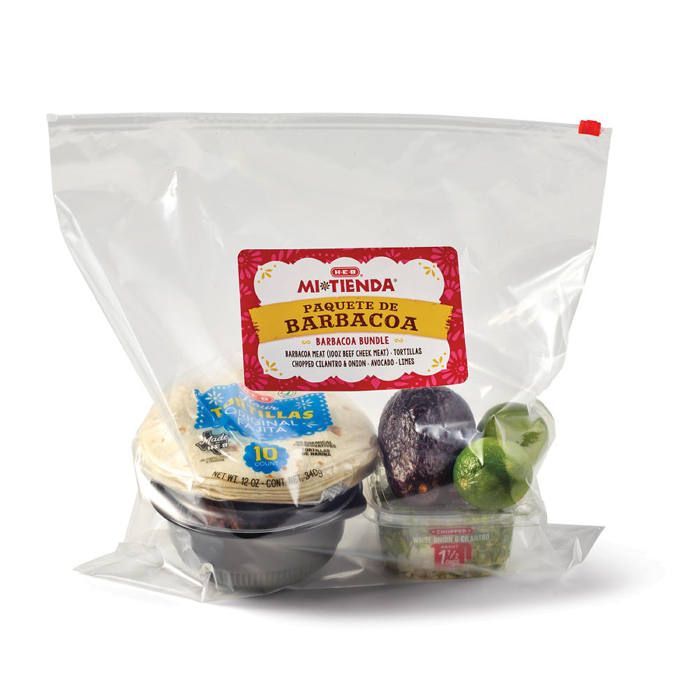 H-E-B Mi Tienda Beef Cheek Barbacoa Bundle - Flour Tortillas (Sold Cold)