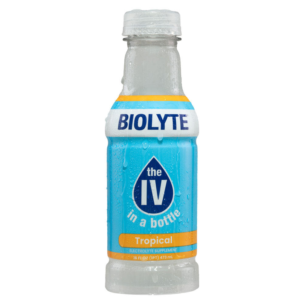 Biolyte Hydration Drink - Tropical, 16 oz