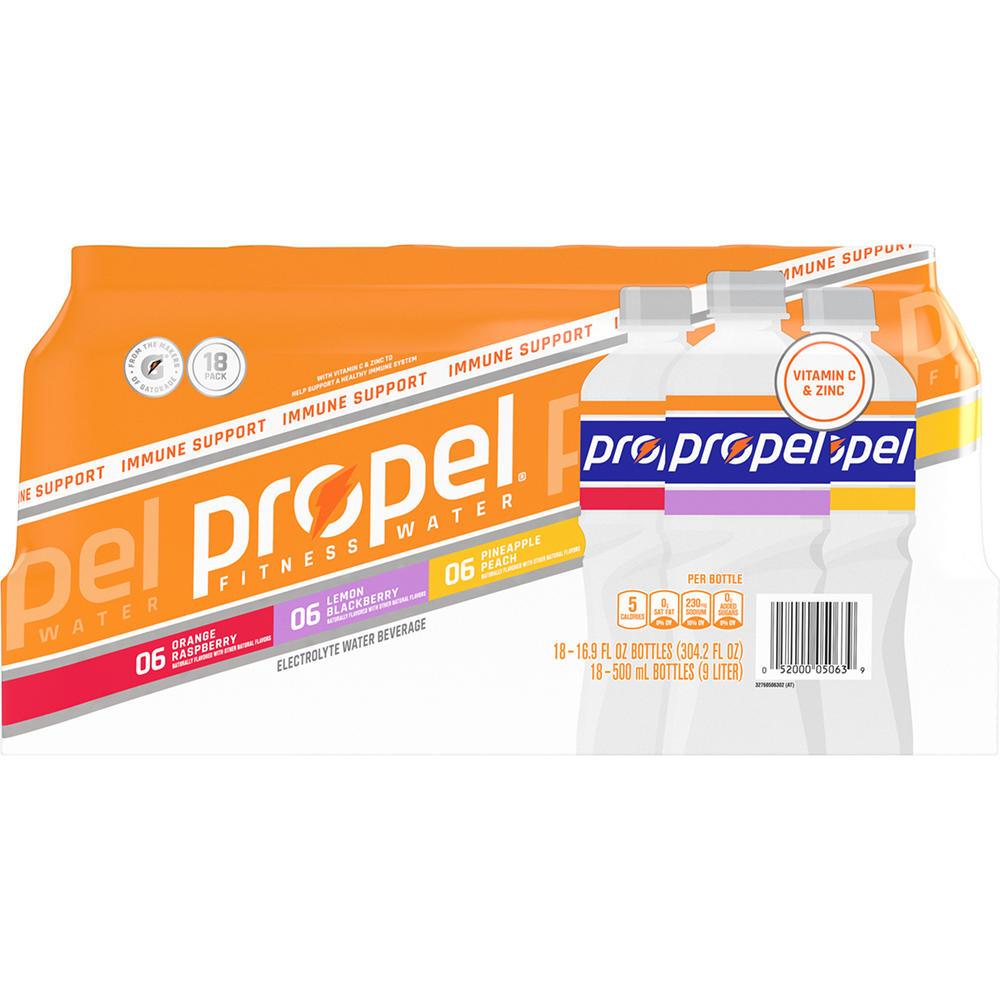 Propel Variety Pack Immune Support 18 pk Bottles, 16.9 oz