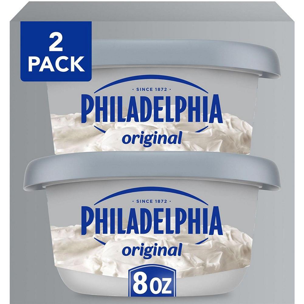 Philadelphia Original Cream Cheese Spread 2 pk Tubs, 8 oz