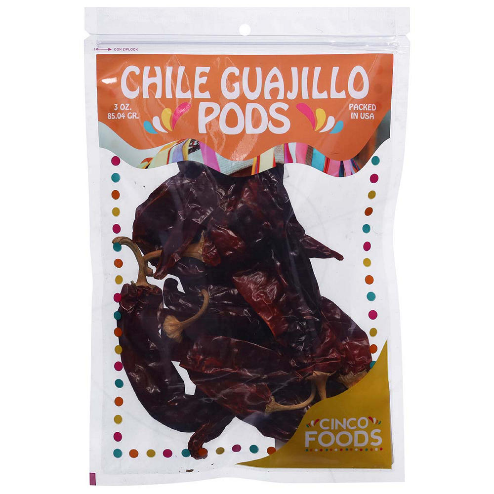 Cinco Foods Chile Guajillo Pods, 3 oz
