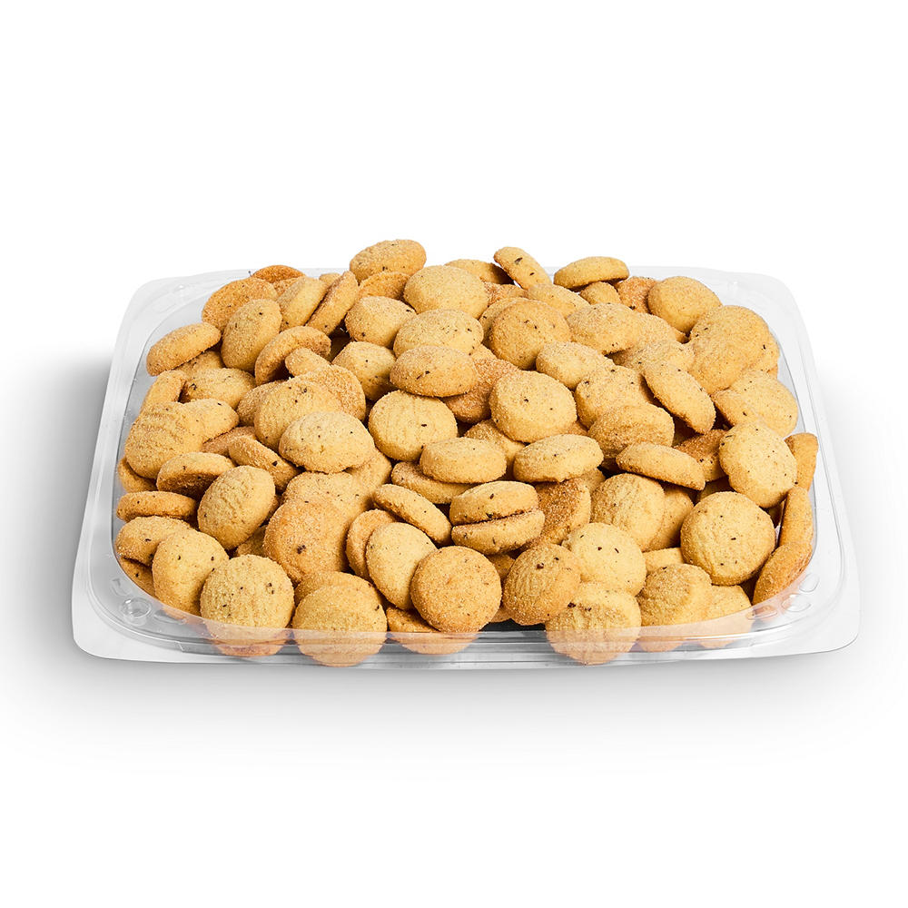 H-E-B Bakery Party Tray - Cinnamon Sugar Pan de Polvo Cookies, 48 oz