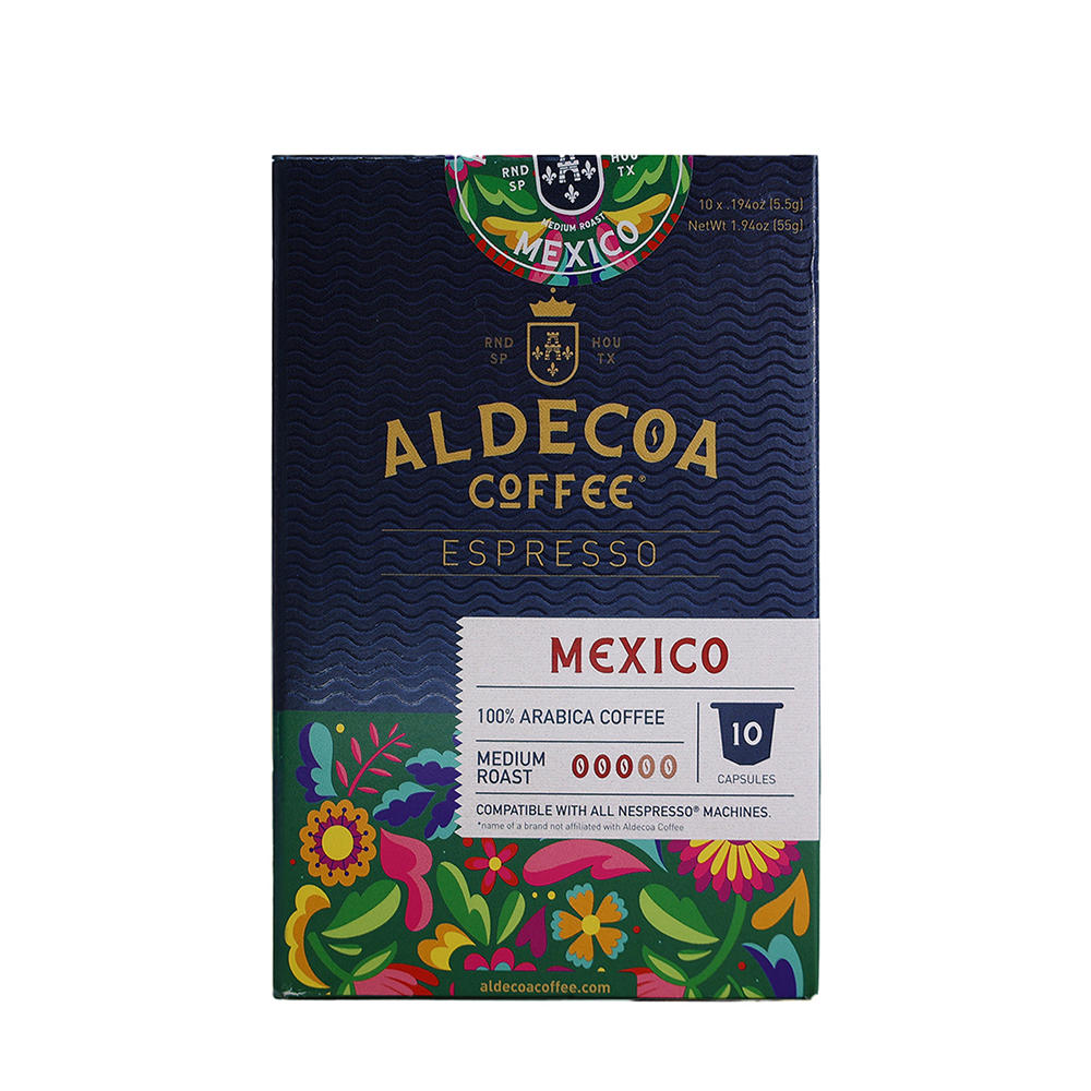 Aldecoa Coffee Espresso Mexico Capsules, 10 ct