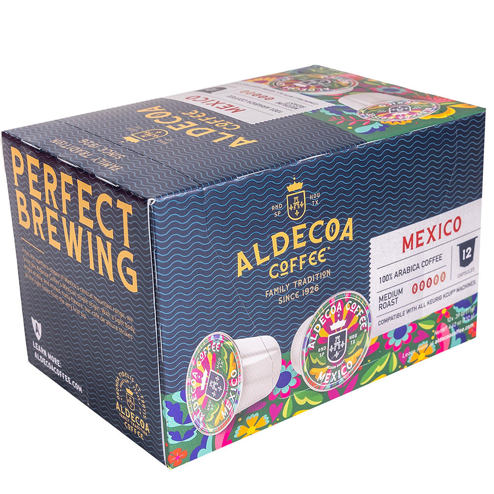 Aldecoa Mexico Single Serve Coffee Capsules, 12 ct