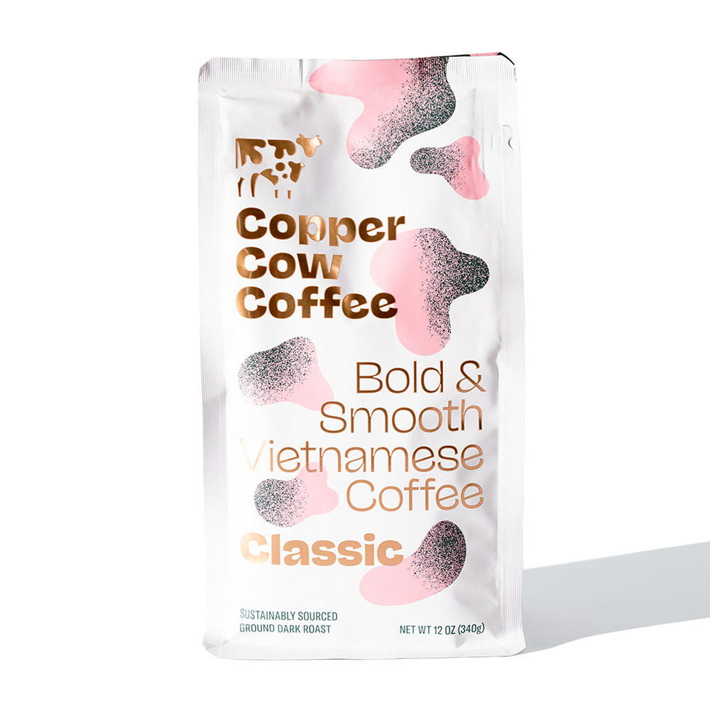 Copper Cow Coffee Classic Ground, 12 oz