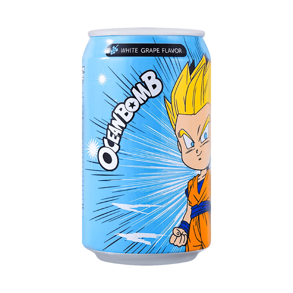 Ocean Bomb Gohan Sparkling Water - White Grape, 11.1 oz